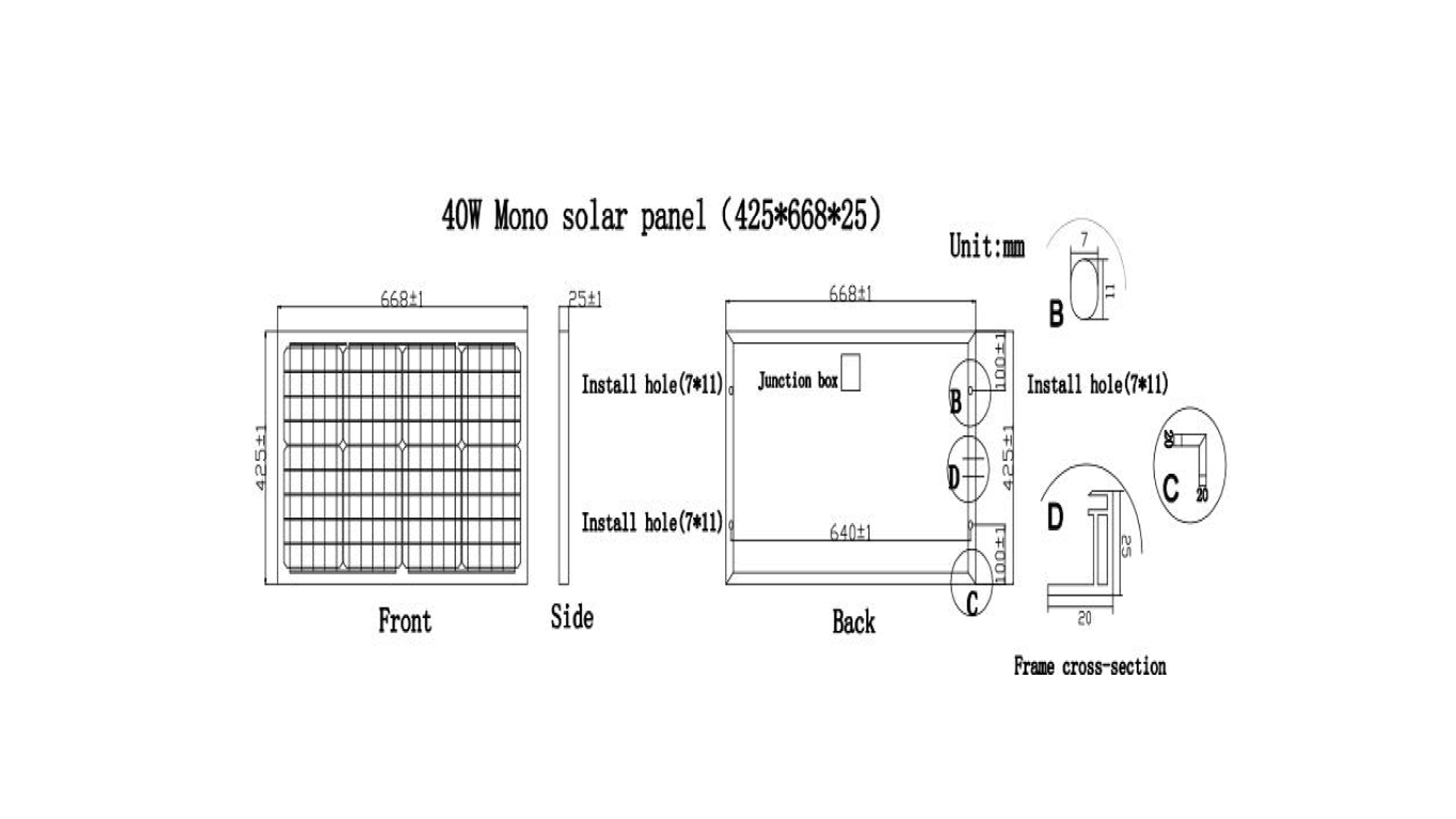 ufx40pm technical drawing
