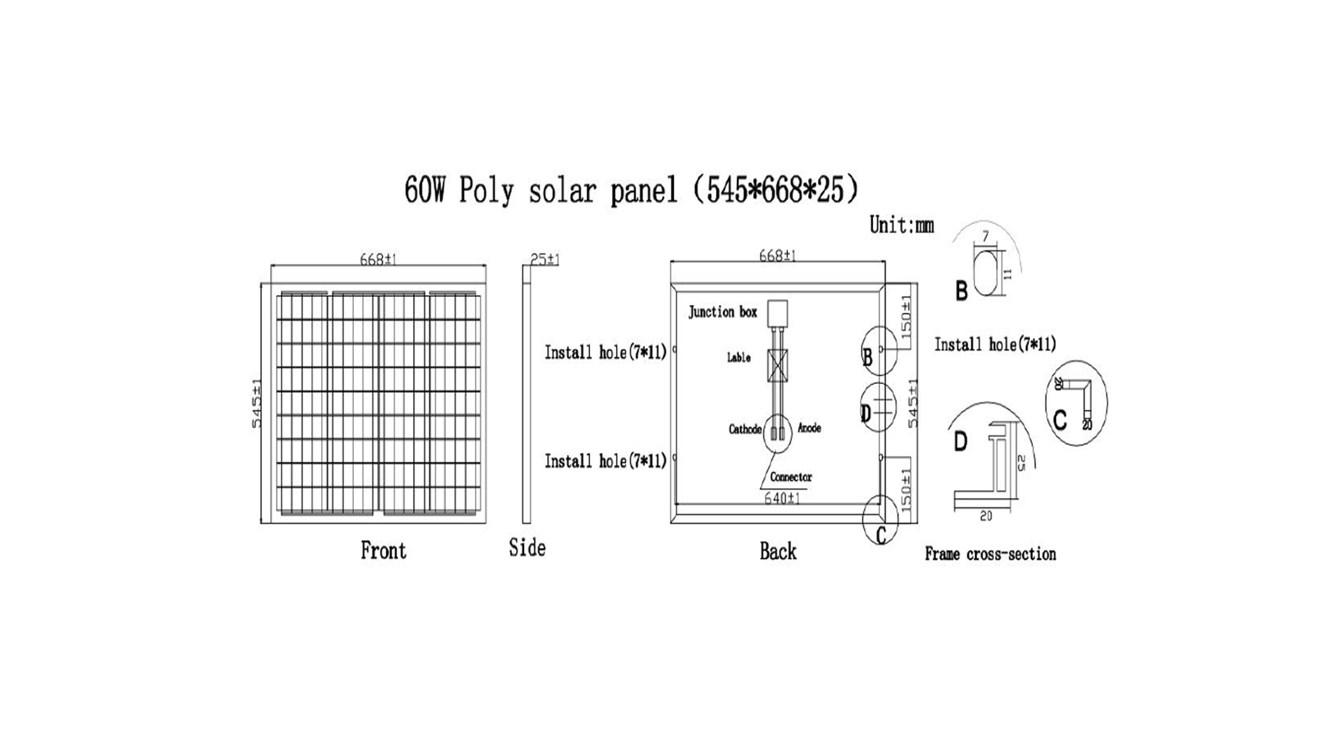 ufx60pm technical drawing
