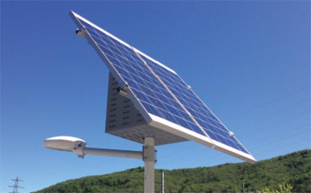 kit lampione solare stradale